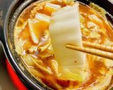 冷凍アサリでコク旨♡スンドゥブ風キムチ鍋作り方7写真