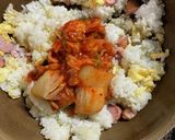 キムチチーズチャーハン作り方3写真