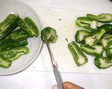 50%オートミールピーマンの肉詰め♪簡単作り方5写真