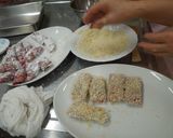 かづの牛梅しそチーズカツ鹿角りんごソース作り方4写真