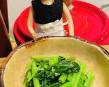 リカちゃん♡空芯菜ガーリック*上湯味作り方3写真
