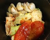 豚バラロールキャベツ野菜煮込み作り方4写真