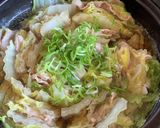 白菜のミルフィーユ鍋(土鍋8号)作り方4写真