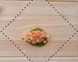 秋鮭とチーズで♪ライスペーパー揚げ春巻き作り方7写真
