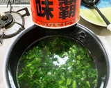 ほうれん草とたまごの中華スープ作り方2写真