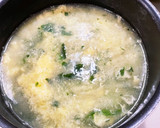 ほうれん草とたまごの中華スープ作り方6写真