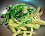 味噌漬け肉とパプリカ＆ピーマンのソテー作り方3写真
