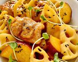 鶏肉れんこんの甘辛さつまいも炒め作り方7写真