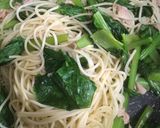 小松菜・ツナのパスタ作り方4写真