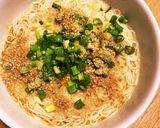 ごまタップリのピリ辛釜玉そうめん作り方2写真