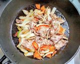 揚げナス入りカレー南蛮うどん作り方4写真