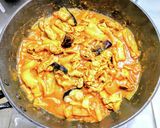 揚げナス入りカレー南蛮うどん作り方5写真