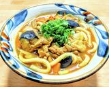 揚げナス入りカレー南蛮うどん作り方7写真
