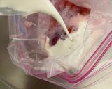 いちごミルクシャーベット作り方2写真