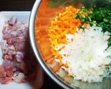 簡単☆ドライカレー作り方1写真