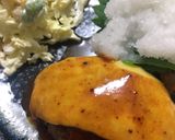 基本のハンバーグ　チーズイン&和風作り方7写真