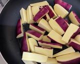 フライパンで作る大学芋作り方1写真