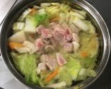 白菜と鶏肉の中華スープ作り方3写真