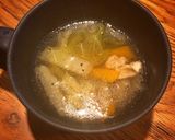 白菜と鶏肉の中華スープ作り方5写真