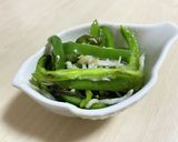 ピーマンとしらすのごま油炒め作り方3写真