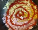 炊飯器ケチャップライス ドキンちゃん弁当作り方4写真