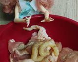 リカちゃん♡にんにく唐揚げ(卵衣)作り方4写真
