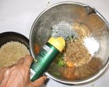 お好み焼き♪簡単じゃこチーズオートミール作り方5写真