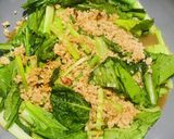小松菜と大豆ミートの炒め煮作り方4写真