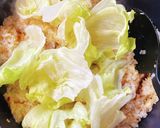 スープをかけて食べるレタスチャーハン作り方10写真