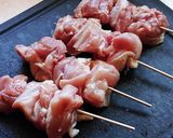 悪魔のおつまみ★こってり焼き鳥ガーリック作り方2写真
