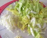 白菜と冷凍シーフードのクラムチャウダー作り方1写真