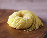 たらこと焼きネギの生スパゲティ作り方1写真