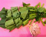 ほうれん草とベーコンとトマトのココット作り方1写真