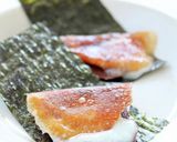 簡単おつまみ【カチョカバロの磯辺巻き】作り方2写真
