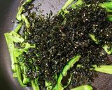 怠け者のピーマンと韓国海苔混ぜただけ作り方2写真