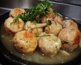 鶏と豚の和風団子〜w❨(@≧↺≦@)❩w作り方4写真
