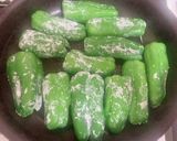 ピーマンのポテト詰め作り方6写真