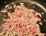 ピリ辛枝豆そぼろ丼作り方3写真