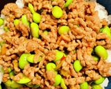 ピリ辛枝豆そぼろ丼作り方5写真