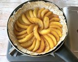 オーブンなしで完成！タルトタタン風ケーキ作り方6写真