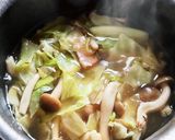 ☆きゃべつときのこの和風スープ☆作り方3写真
