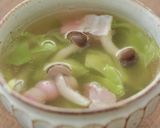 ☆きゃべつときのこの和風スープ☆作り方4写真
