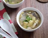 ふわふわ卵と大根しいたけの中華スープ作り方6写真