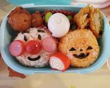 アンパンマンハロウィンのキャラ弁作り方1写真