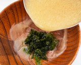 ☆あおさの味噌汁☆作り方3写真