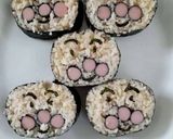 アンパンマンの巻き寿司作り方1写真