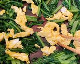 ご飯が進む！大根の葉と卵のオイスター炒め作り方5写真