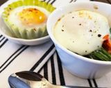 ほうれん草とベーコンとトマトのココット作り方5写真
