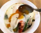ほうれん草とベーコンとトマトのココット作り方6写真