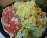 市販の白菜鍋用のスープを使った白菜鍋作り方1写真